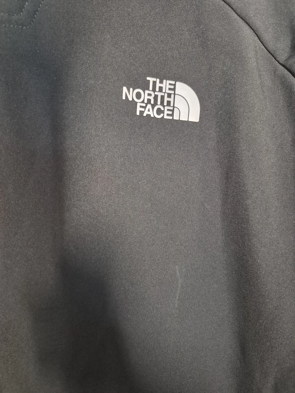 The North Face WindWall Double Lined Hooded Softshell Jacket Black Mens Large
